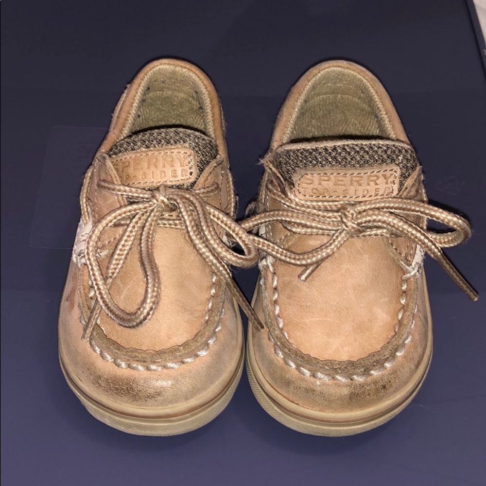 Infant Sperry’s in Tan